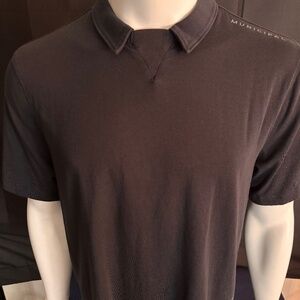 Mens large Municipal Sportscross crew polo